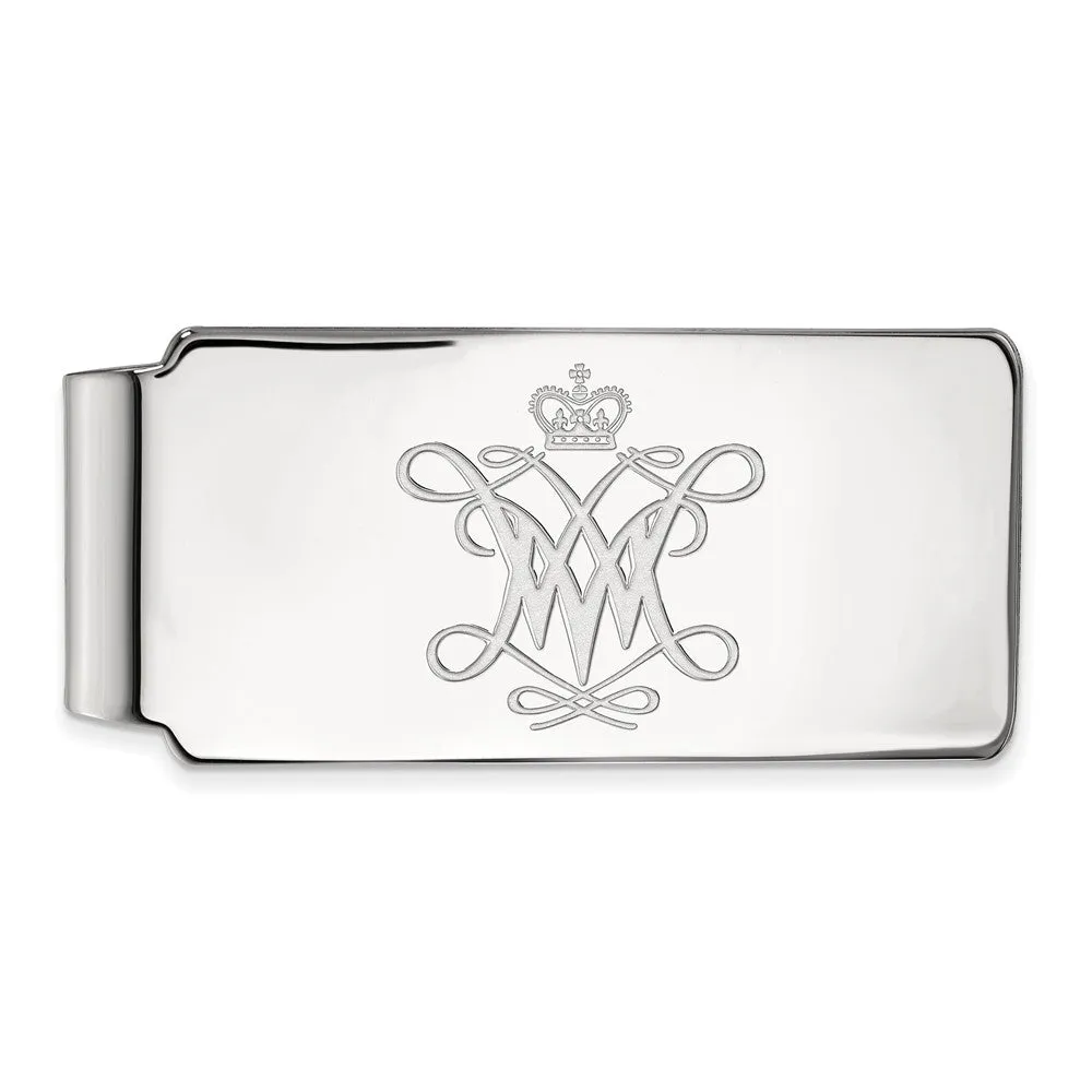 10k White Gold William and Mary Money Clip