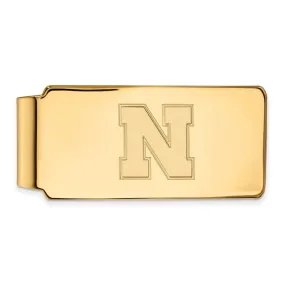 10k Yellow Gold U of Nebraska Money Clip