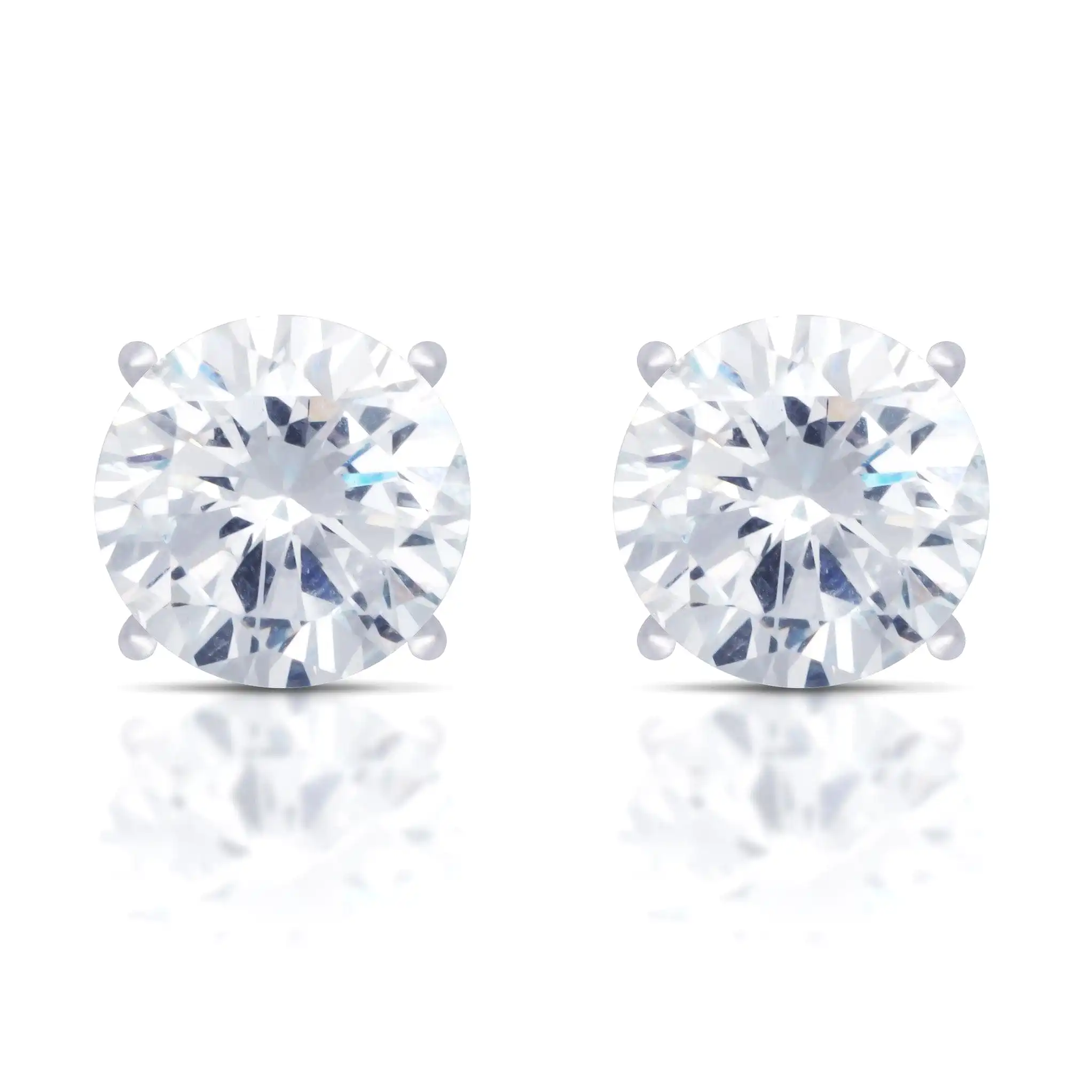 14K & 18K Diamond Stud Earrings Natural Earth Mined Diamonds