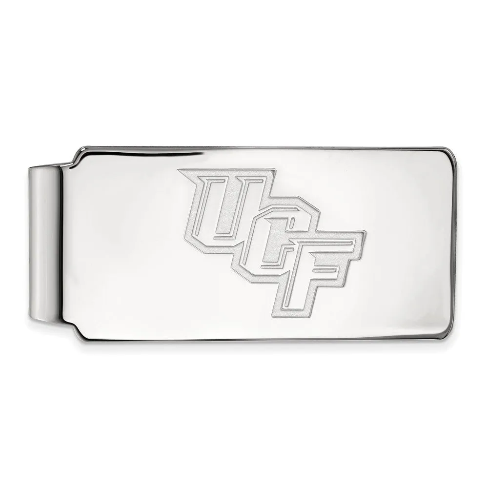 14k White Gold U of Central Florida Money Clip