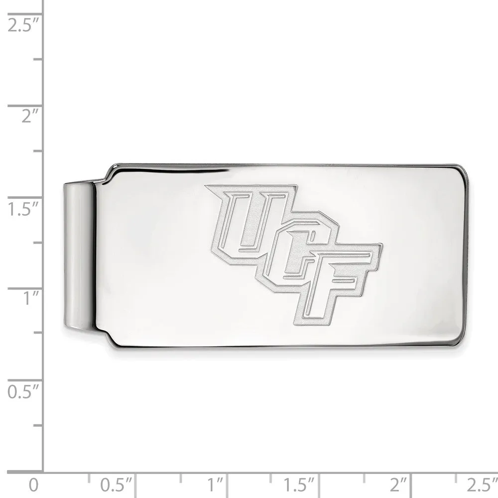 14k White Gold U of Central Florida Money Clip