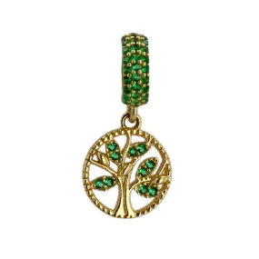 14K Yellow gold tree life Astra charm