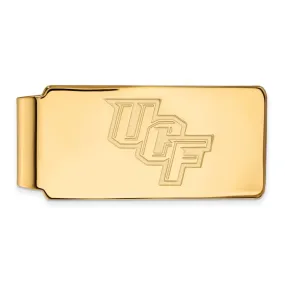 14k Yellow Gold U of Central Florida Money Clip