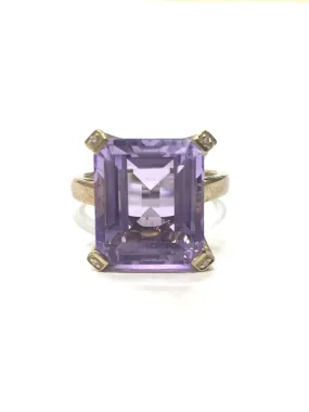 9ct White Gold 8.22cts Amethyst Ring KR4967AM-9