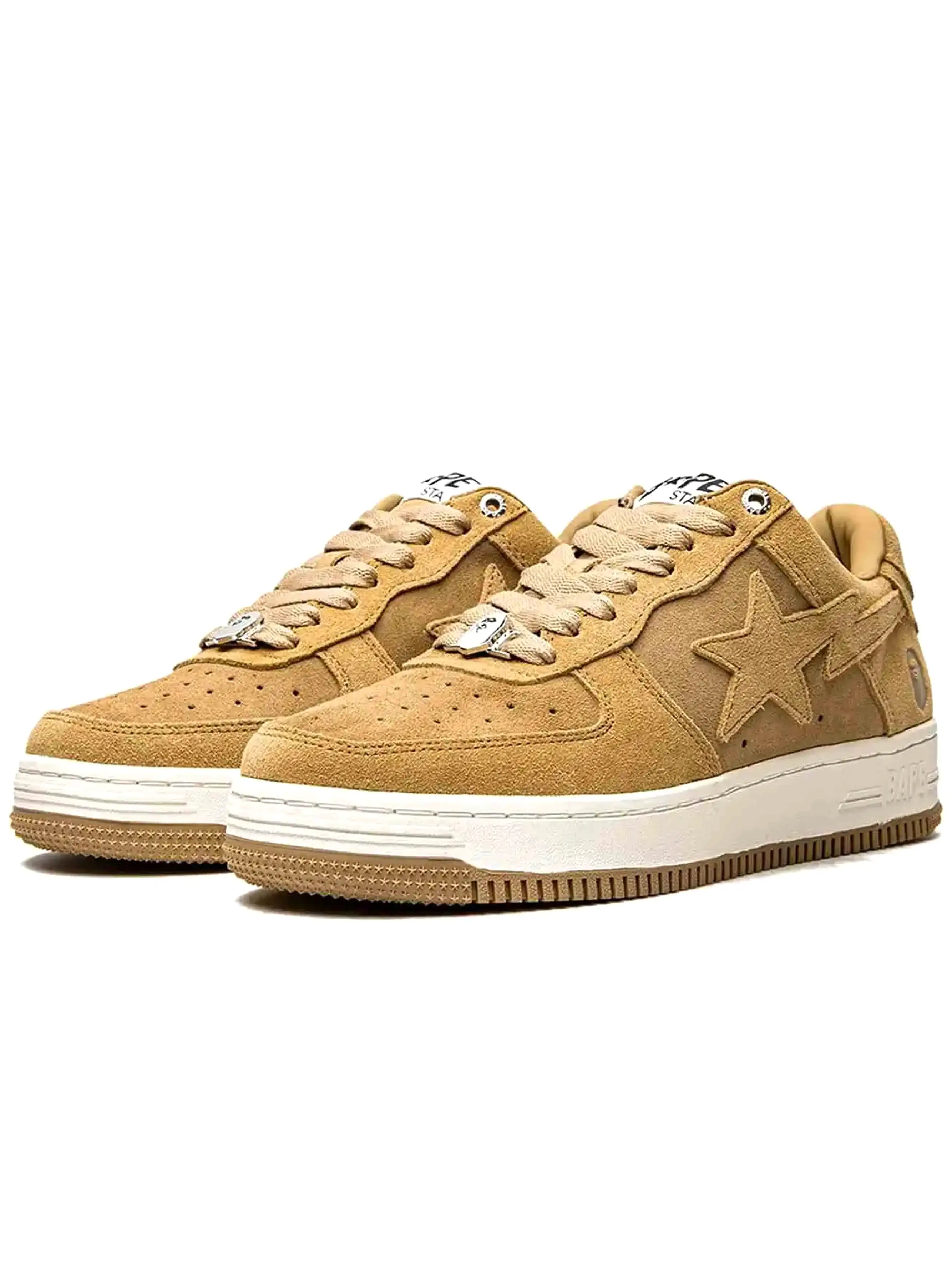 A Bathing Ape Bape Sta Beige Suede