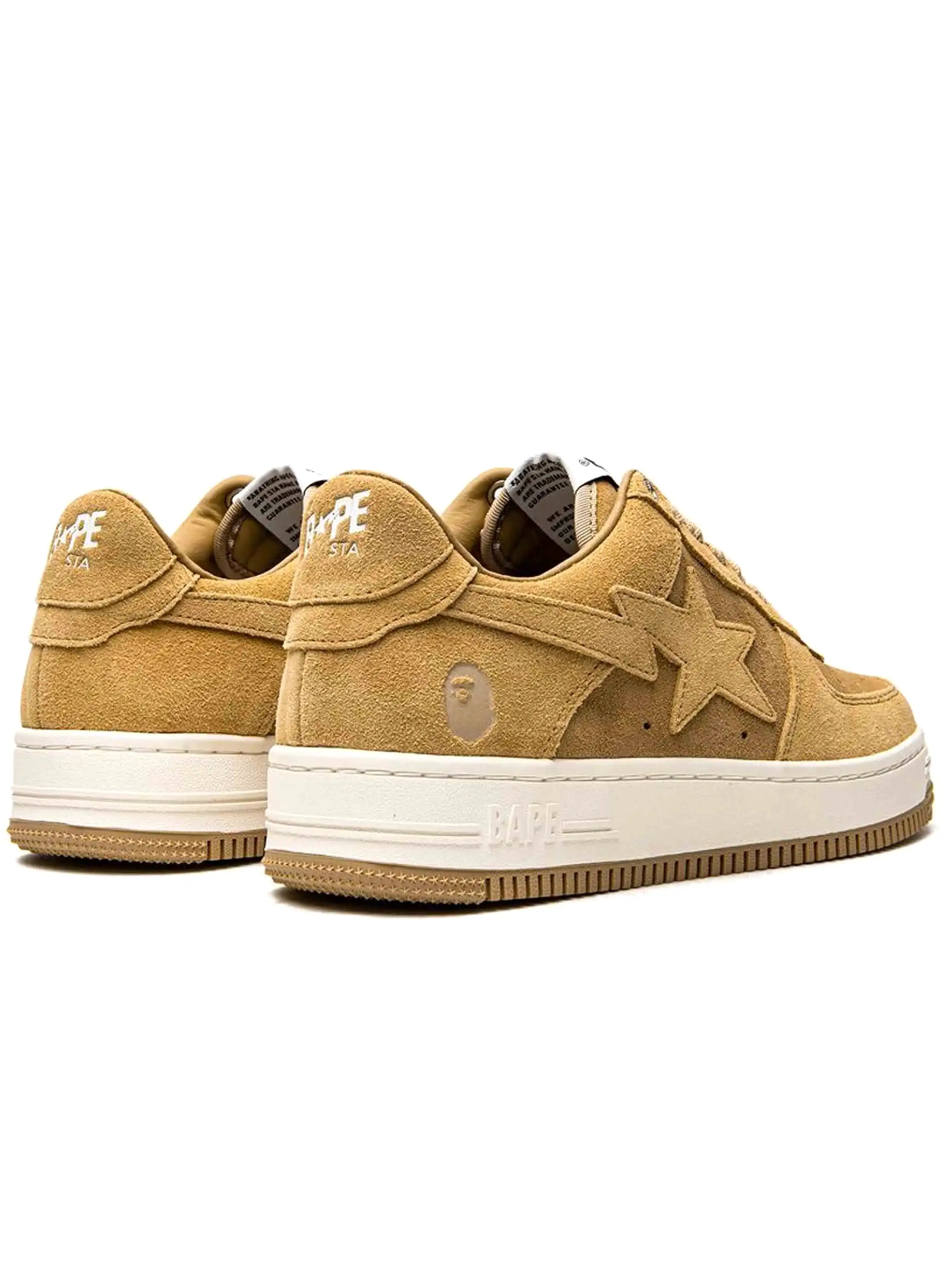 A Bathing Ape Bape Sta Beige Suede