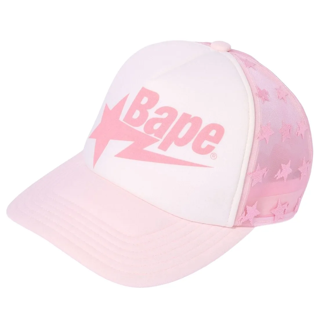 A Bathing Ape Bape Sta Mesh Cap (pink)