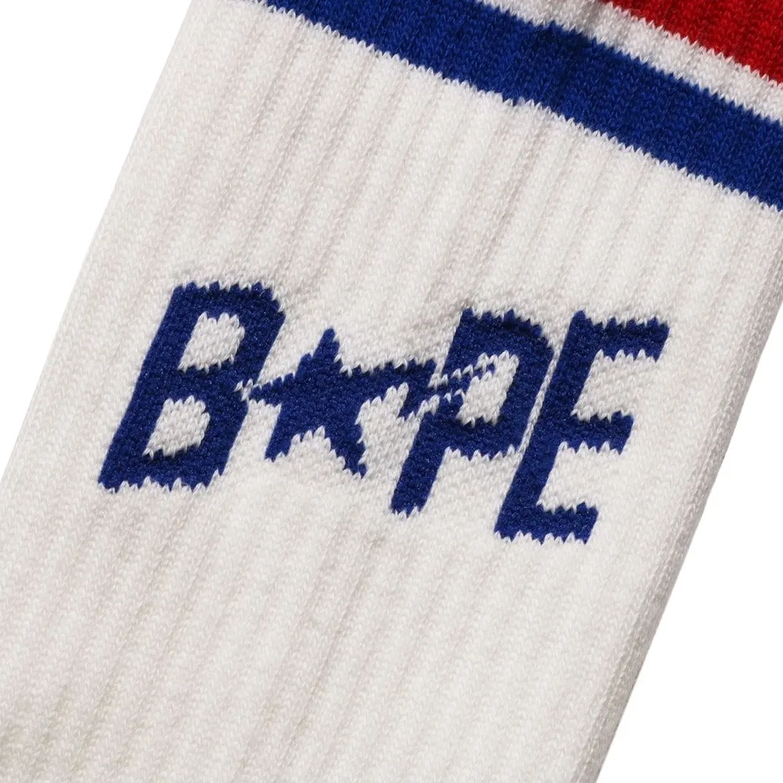 A Bathing Ape Men Bape Sta Line Socks (blue)