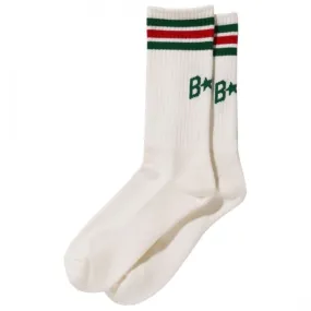 A Bathing Ape Men Bape Sta Line Socks (green)