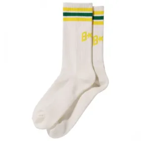 A Bathing Ape Men Bape Sta Line Socks (yellow)