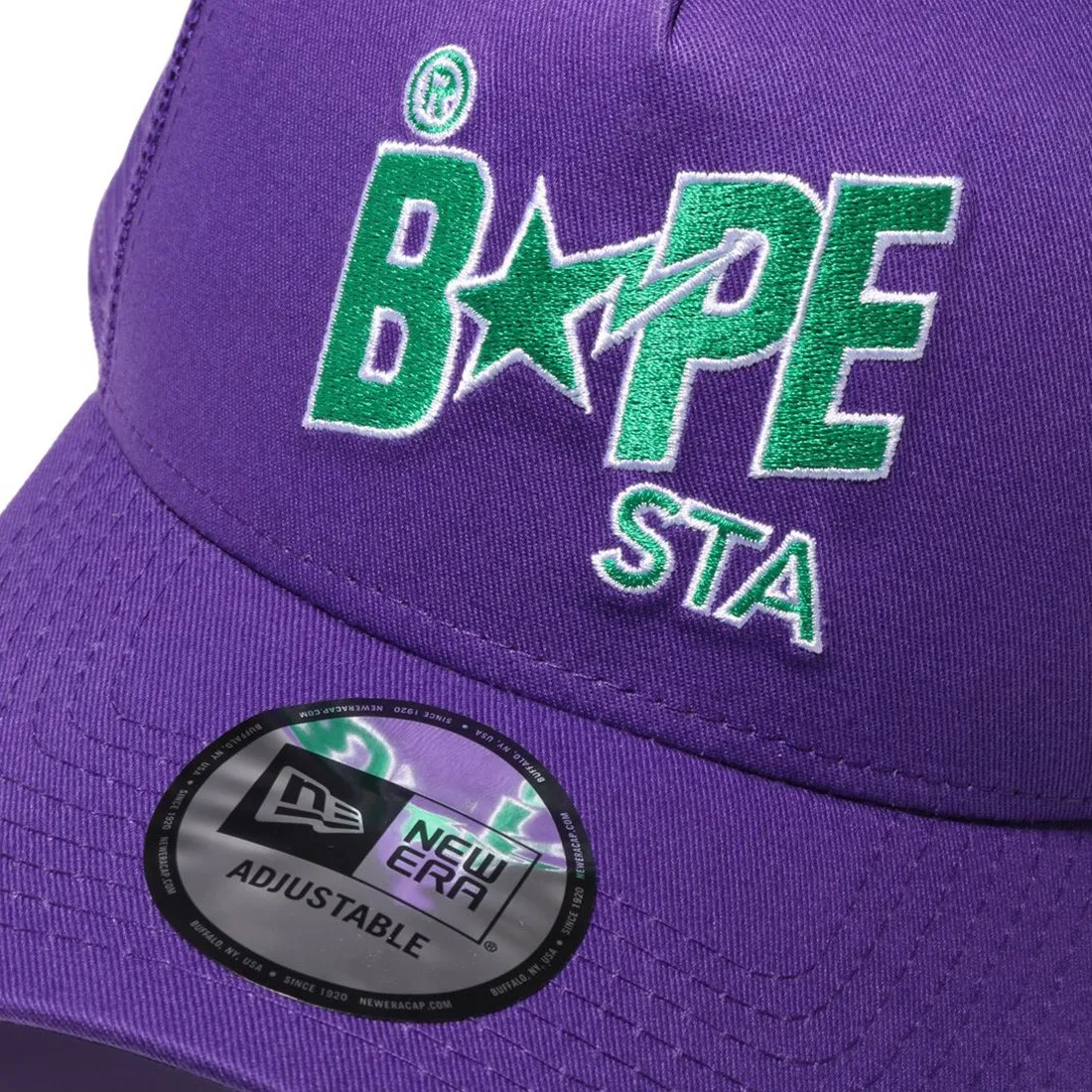 A Bathing Ape New Era 9Forty Bape Sta Cap (purple)