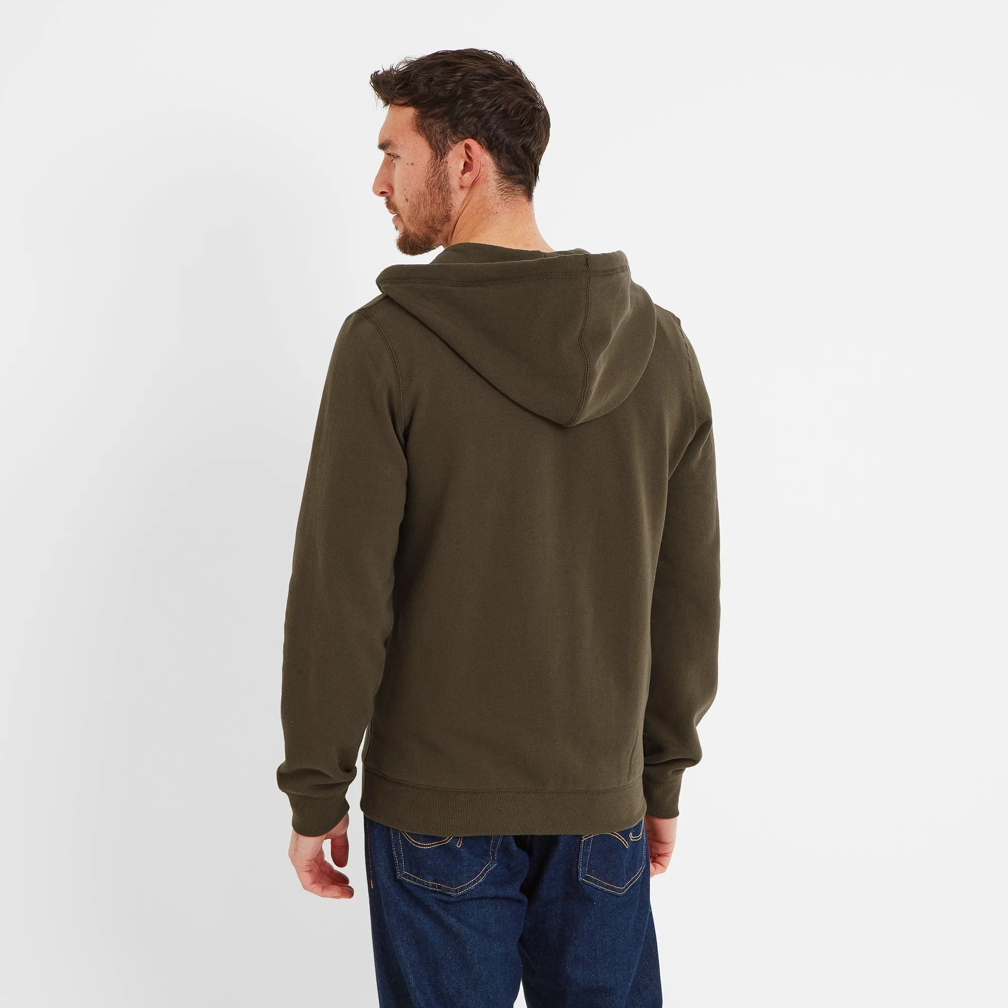 Alden Mens Hoody - Dark Khaki