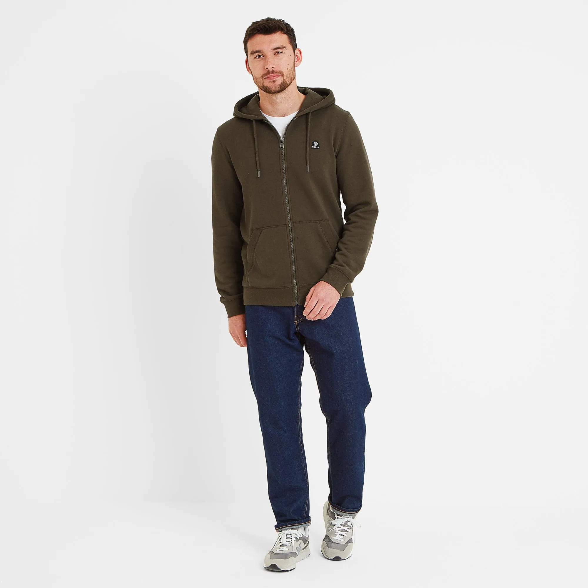 Alden Mens Hoody - Dark Khaki