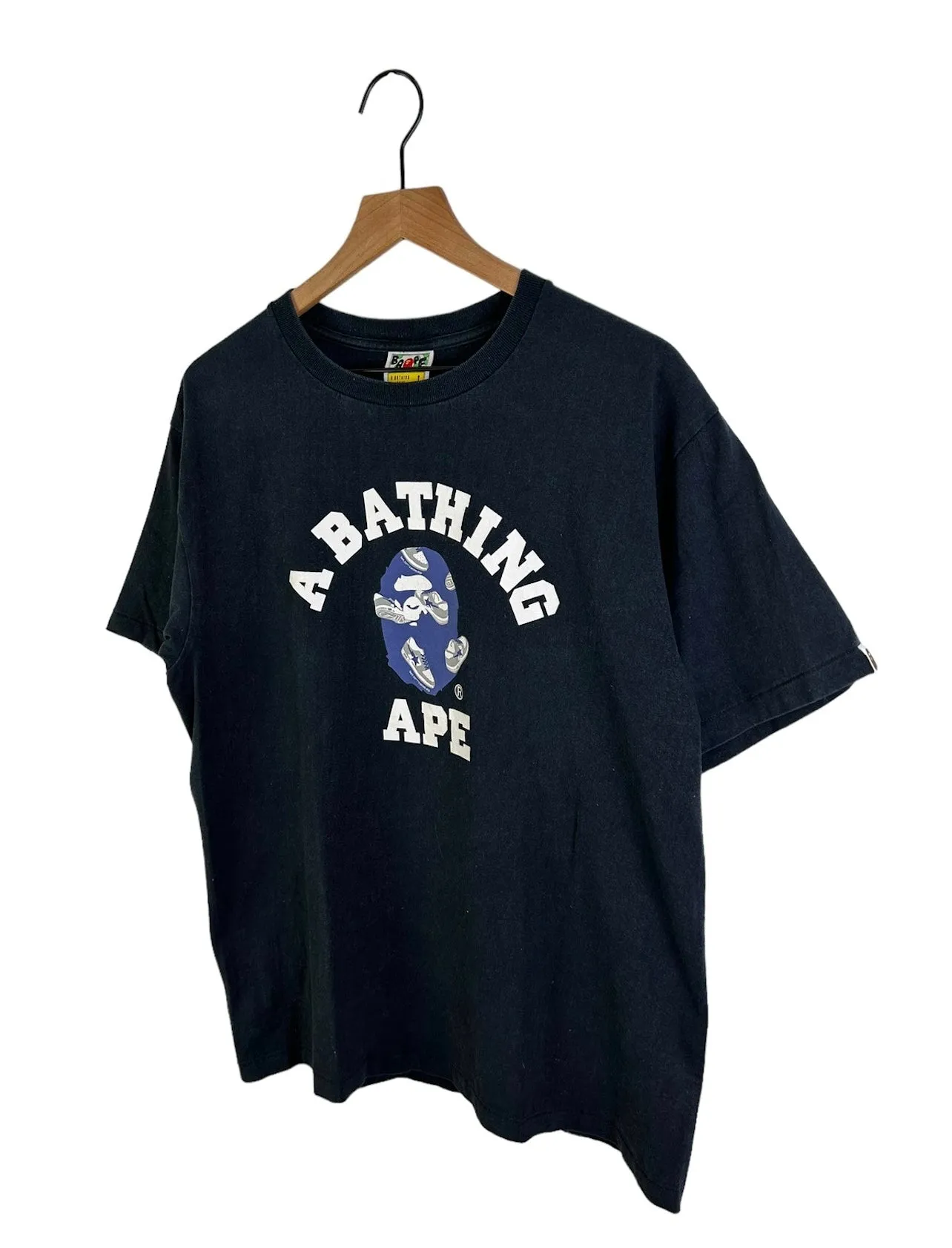 Bape Sta Collage Logo Print T-Shirt Size: L