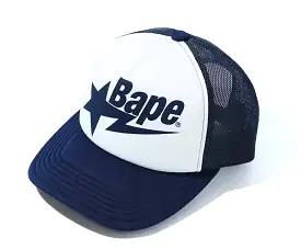 BAPE STA MESH CAP NAVY