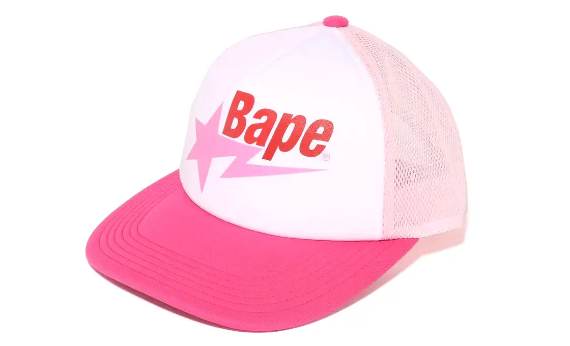 BAPE STA MESH CAP PINK