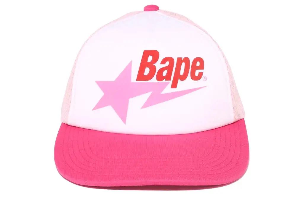 BAPE STA MESH CAP PINK