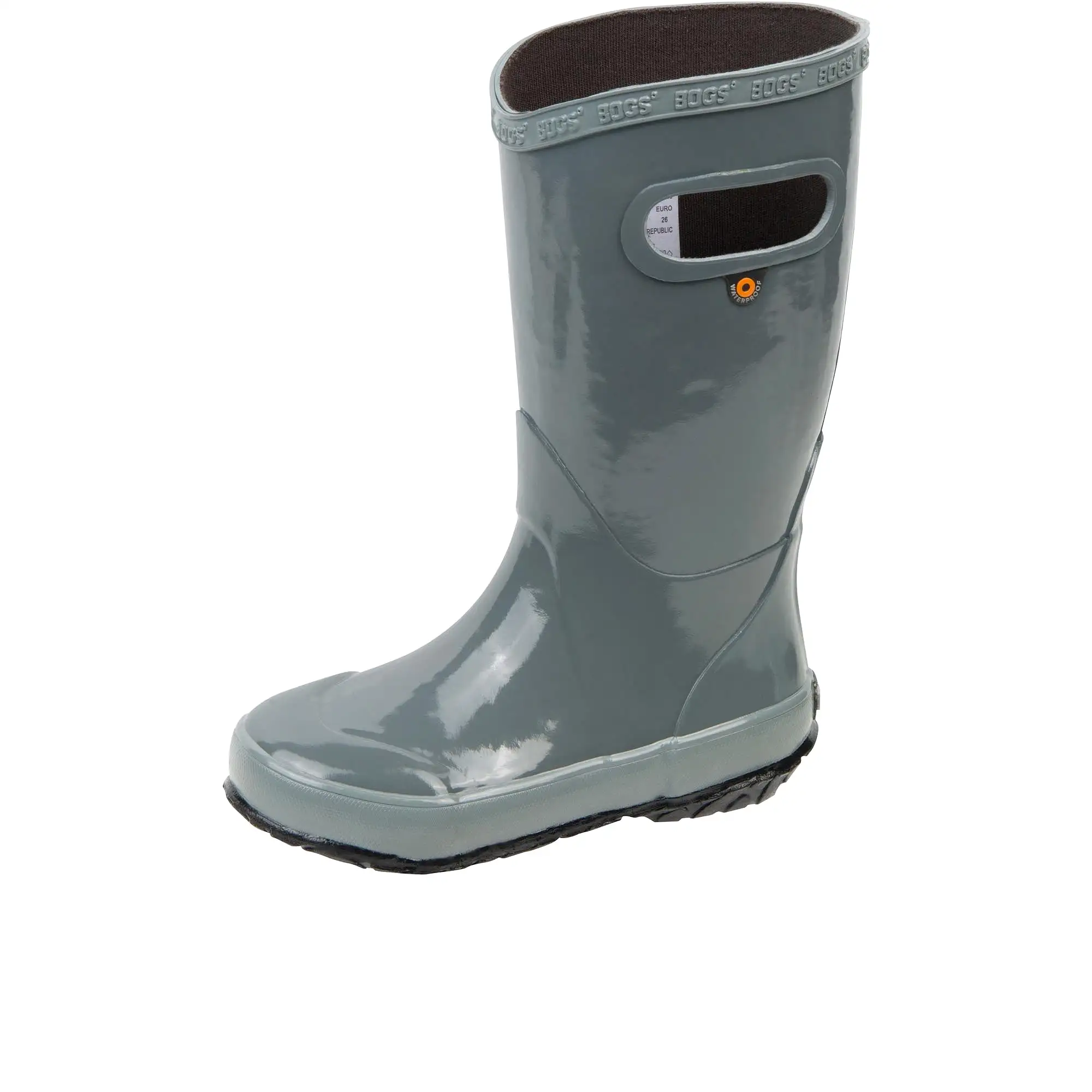 Bogs Childrens Rainboot Solid Gray