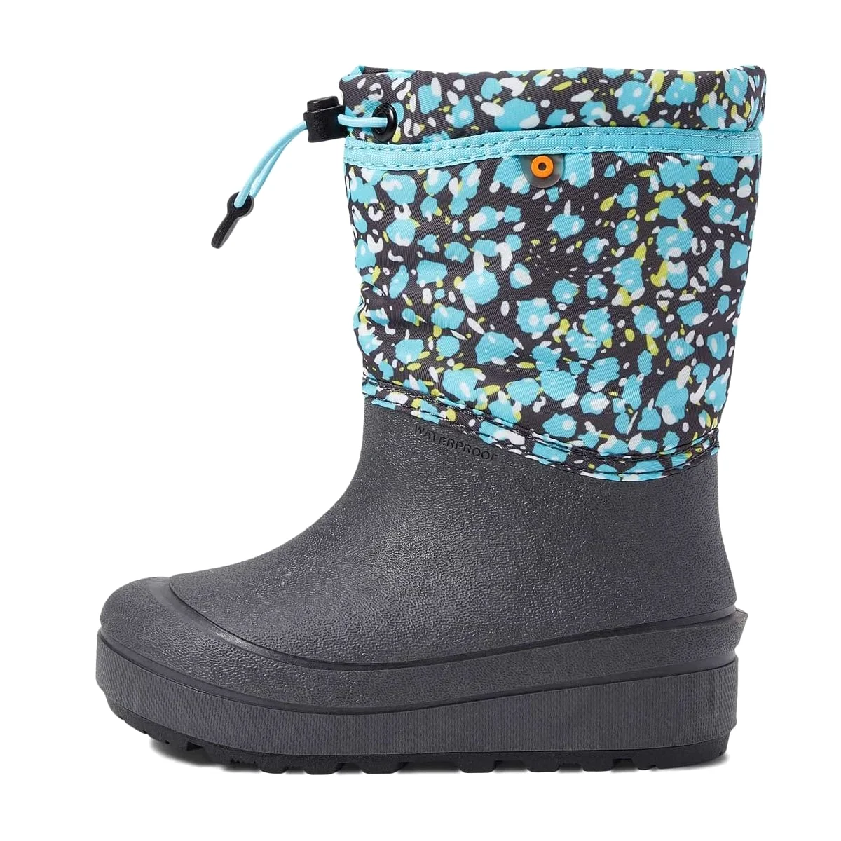 Bogs Kids Snow Shell Dark Grey Multi Waterproof