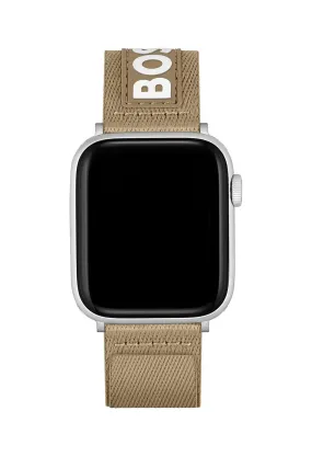 BOSS Camel Nylon Apple Strap With Velcro