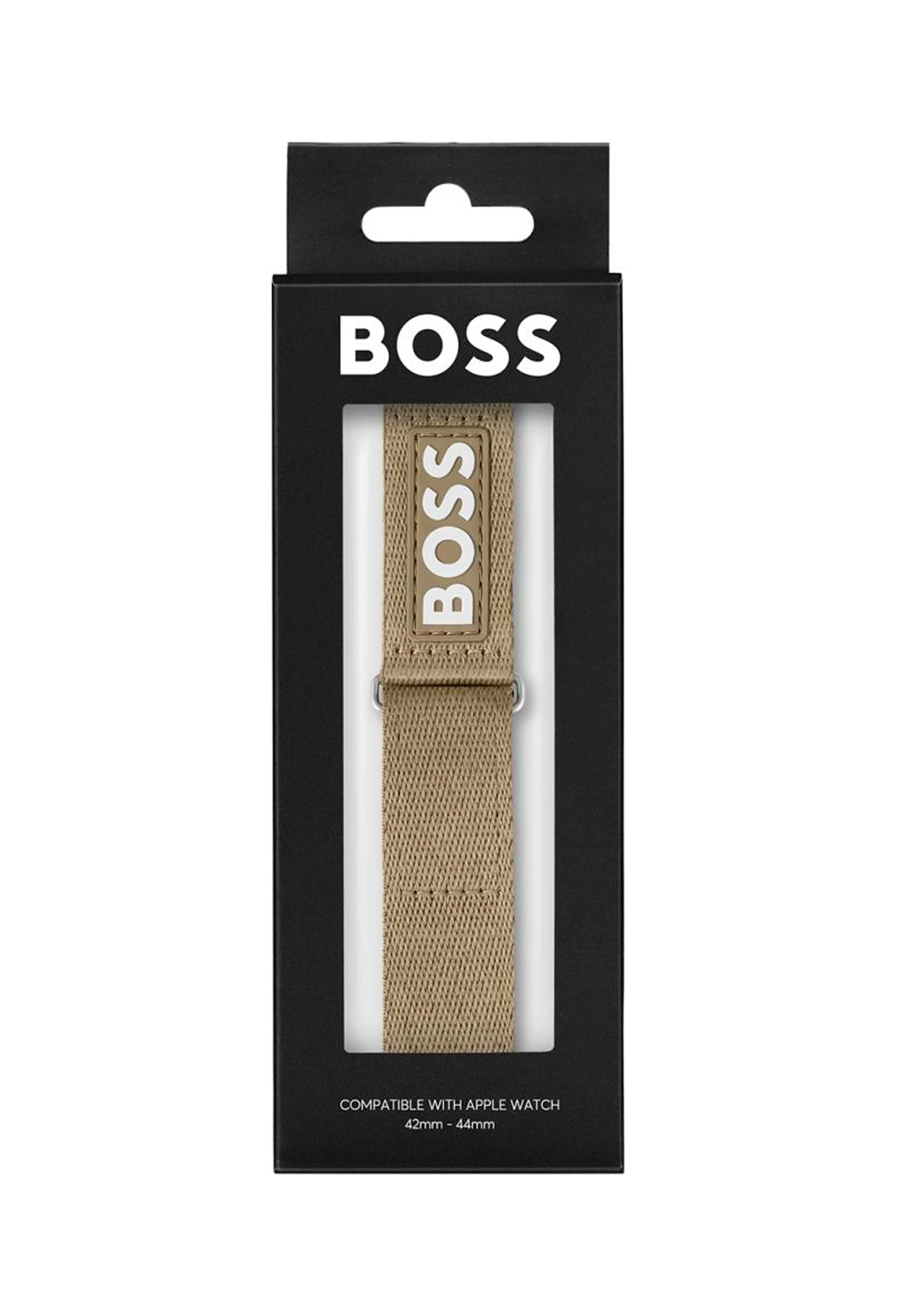 BOSS Camel Nylon Apple Strap With Velcro