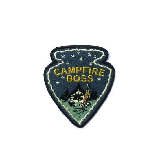 Campfire Boss Iron On Patch