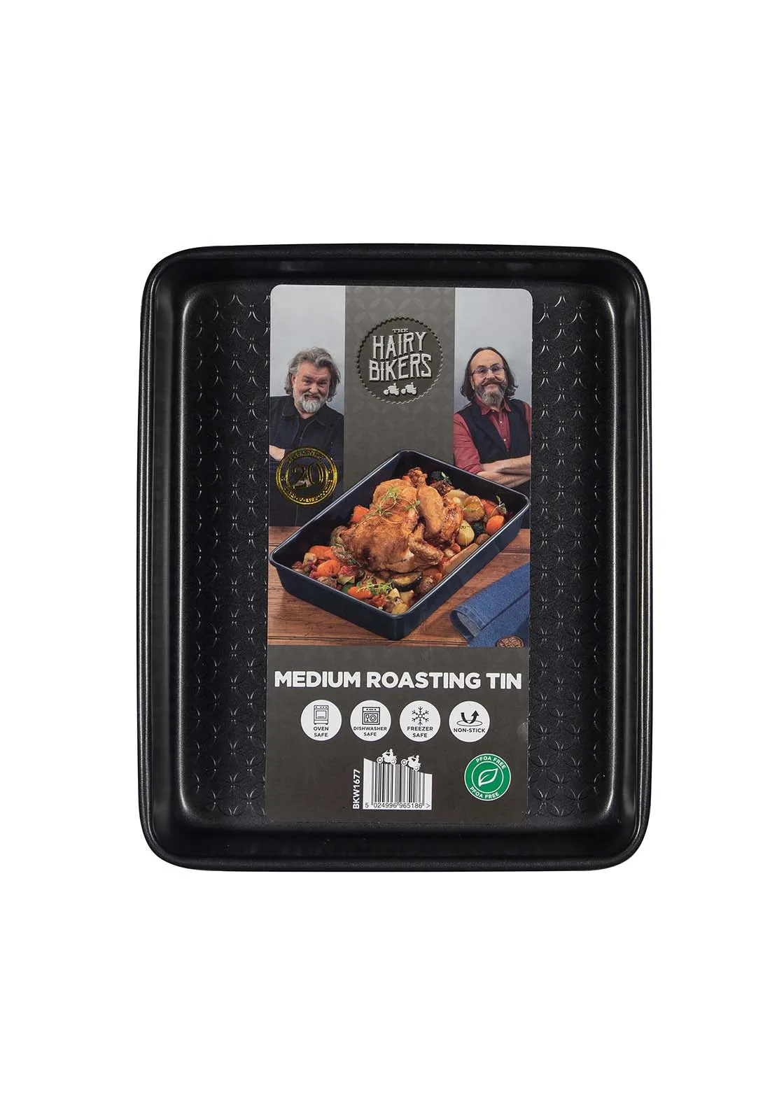 Hairy Bikers Medium Roasting Tin - Black