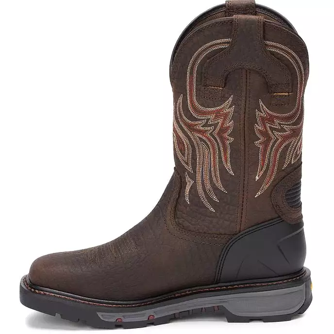 Justin Men's Driscoll 11 Western Work Boot - Pecan Brown - WK2110