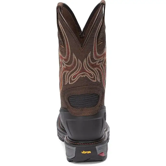 Justin Men's Driscoll 11 Western Work Boot - Pecan Brown - WK2110