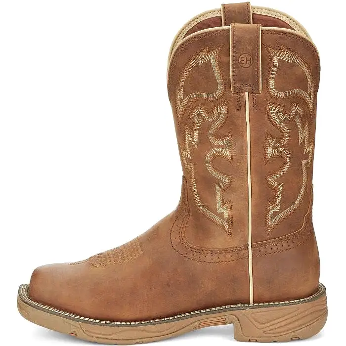 Justin Men's Rush 11 Steel Toe WP Western Work Boot -Tan- SE4340