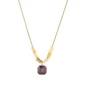 KNIGHT & DAY - Emmalyn Amethyst Necklace