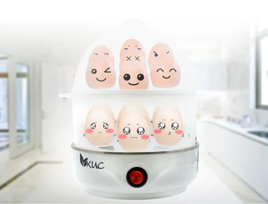 KUC Egg Cookers Steamer Egg Boiler 14pcs Kitchenware Cookingware