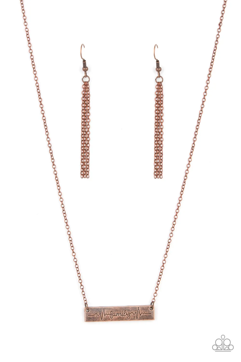 Living The Mom Life - Copper Neckalce