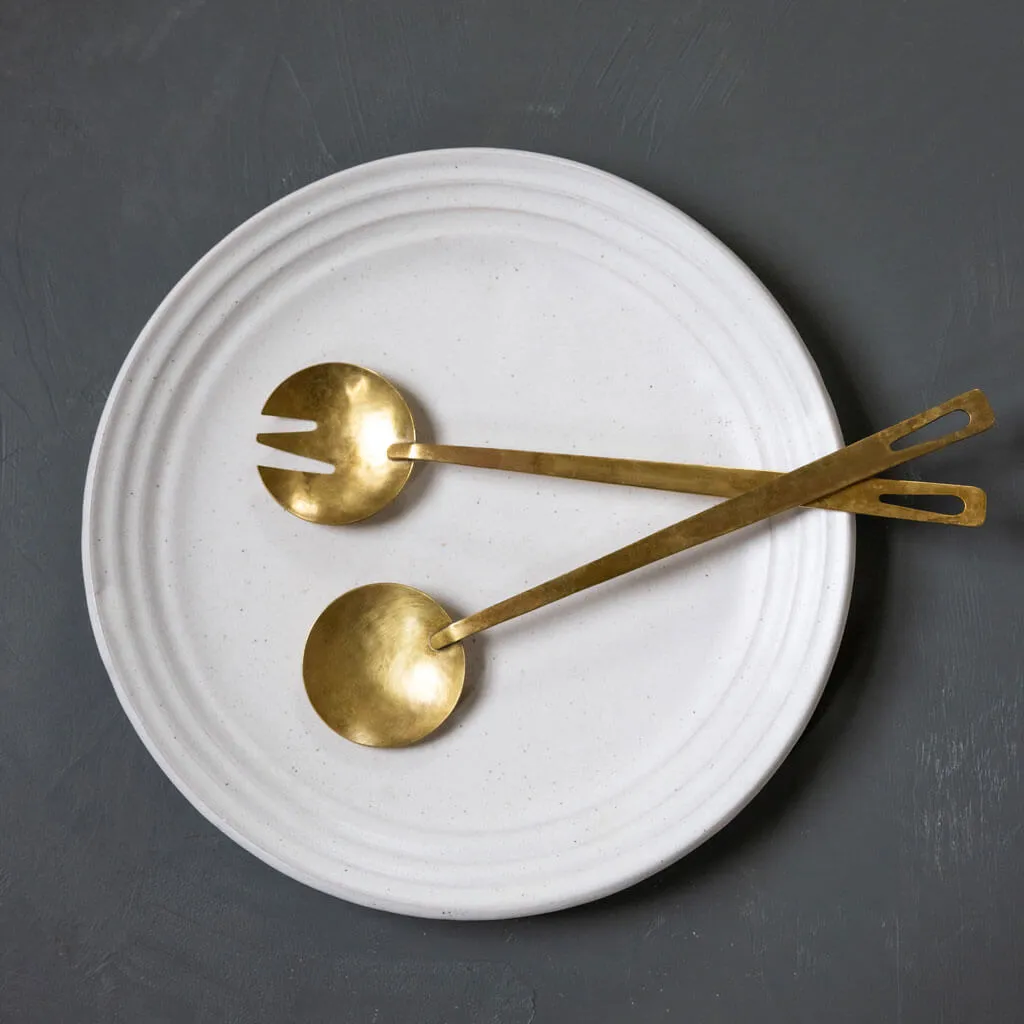 Long Serving Spoon - Brass