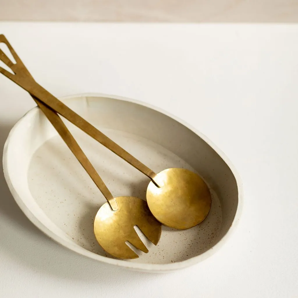 Long Serving Spoon - Brass