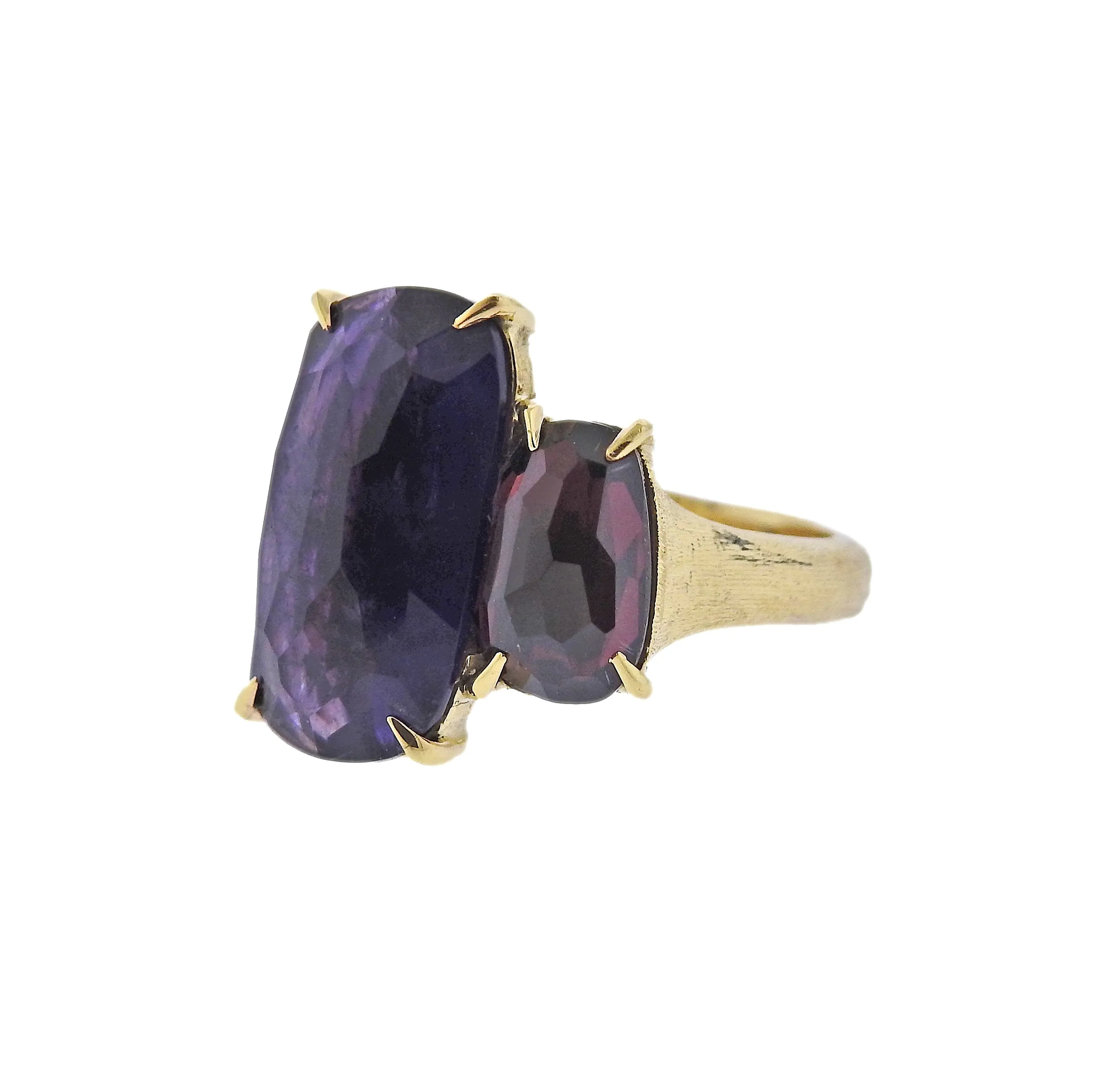 Marco Bicego Murano Gold Amethyst Rhodolite Ring