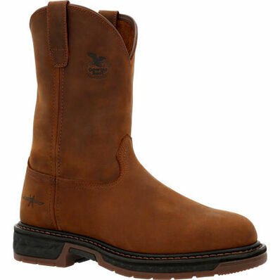 Men's Carbo-Tec LT Pull-On Work Boot in Brown