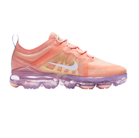 Nike Women's Air Vapor Max 2019 Shoes  Bleached Coral / Metallic Gold / Amethyst Tint