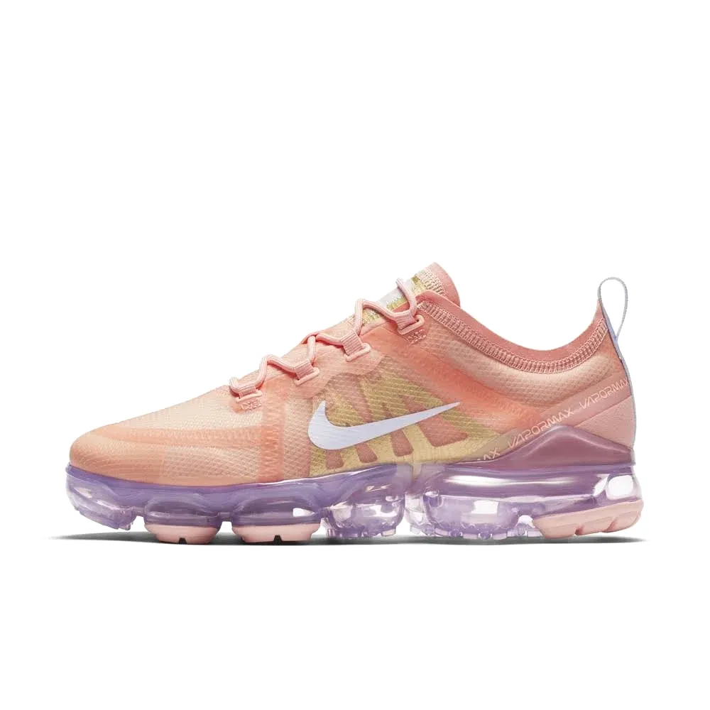 Nike Women's Air Vapor Max 2019 Shoes  Bleached Coral / Metallic Gold / Amethyst Tint