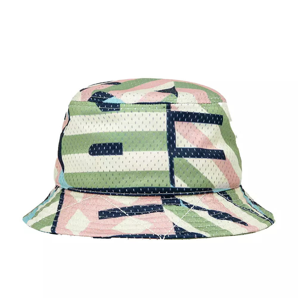 Paper Planes Diamonds and Stripes Bucket Hat