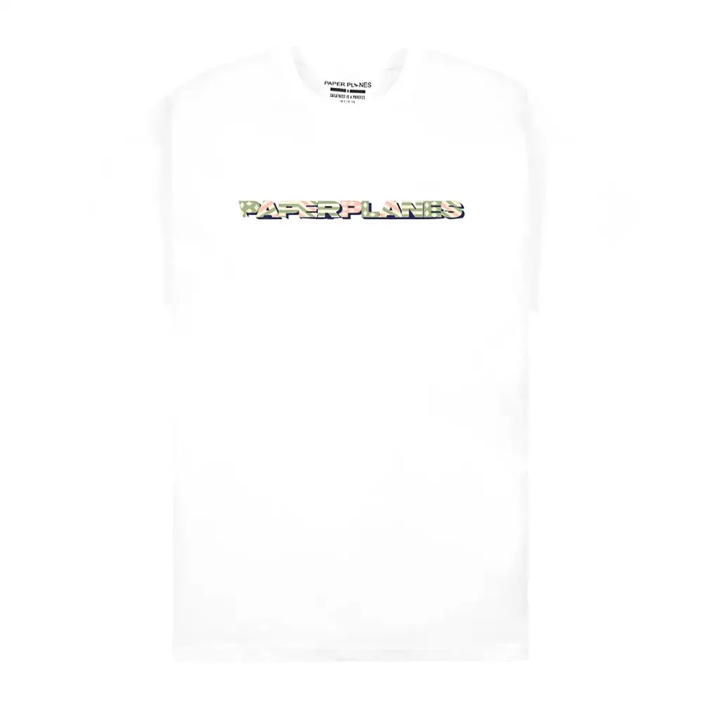 Paper Planes Diamonds and Stripes SS Tee