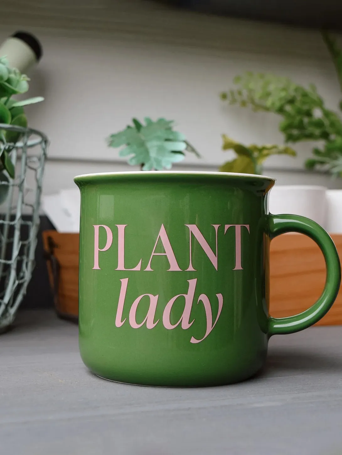 Plant Lady 11oz Campfire Style Coffee Mug