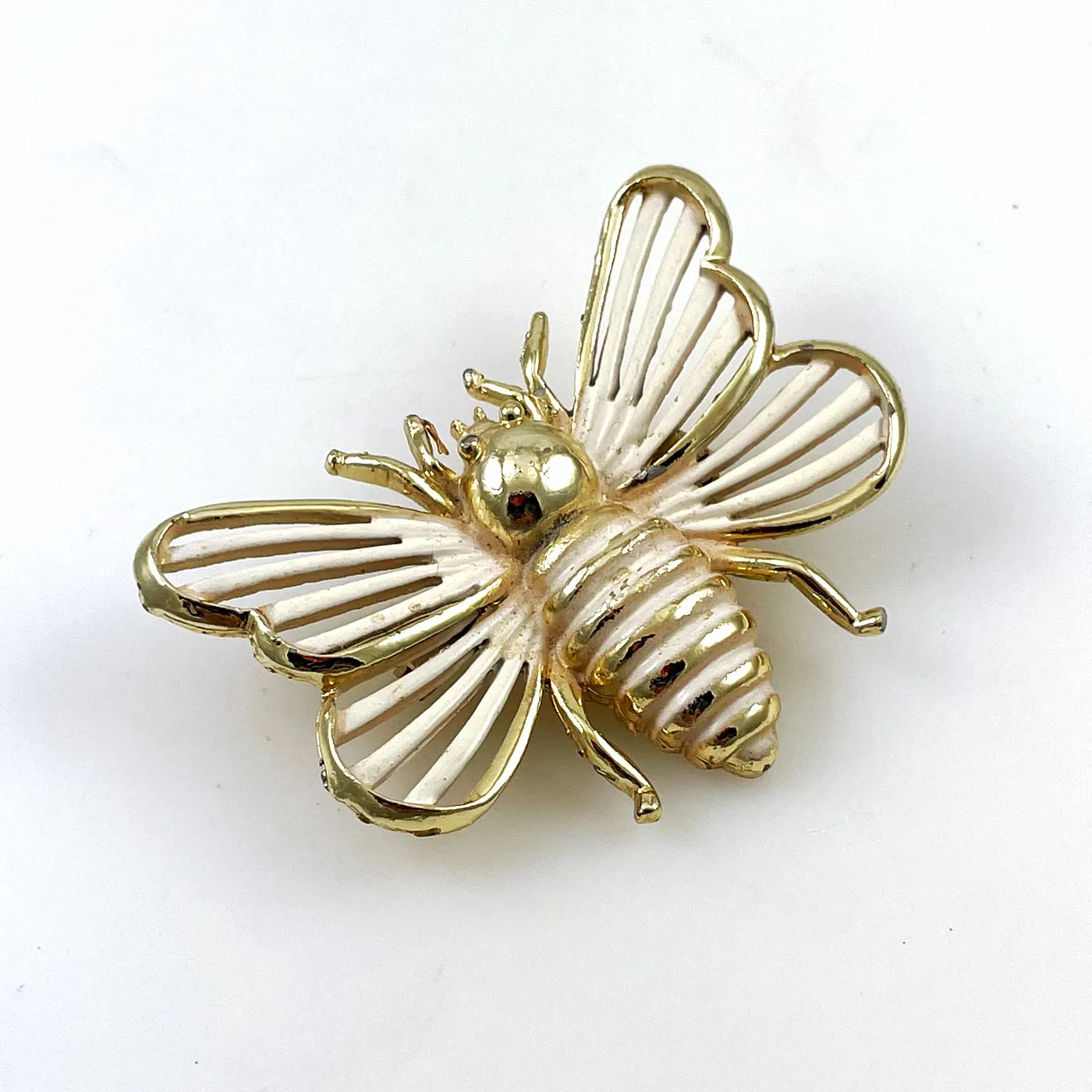 R. N. K. Enamel Bumble Bee Brooch