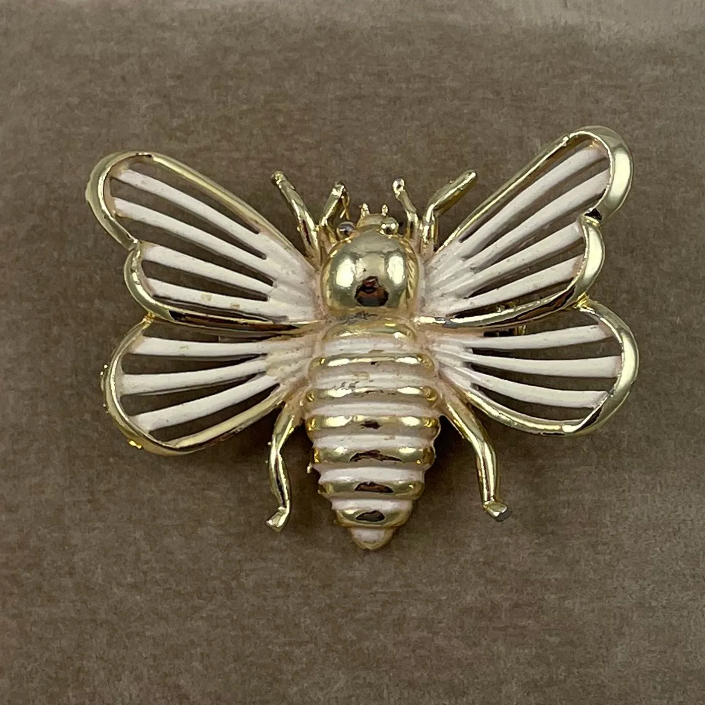 R. N. K. Enamel Bumble Bee Brooch