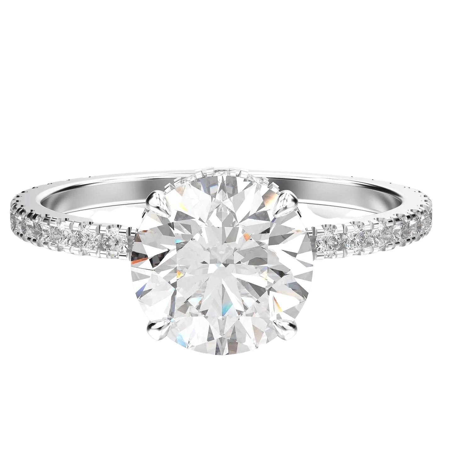 Round Diamond Engagement Rings, Lab Grown