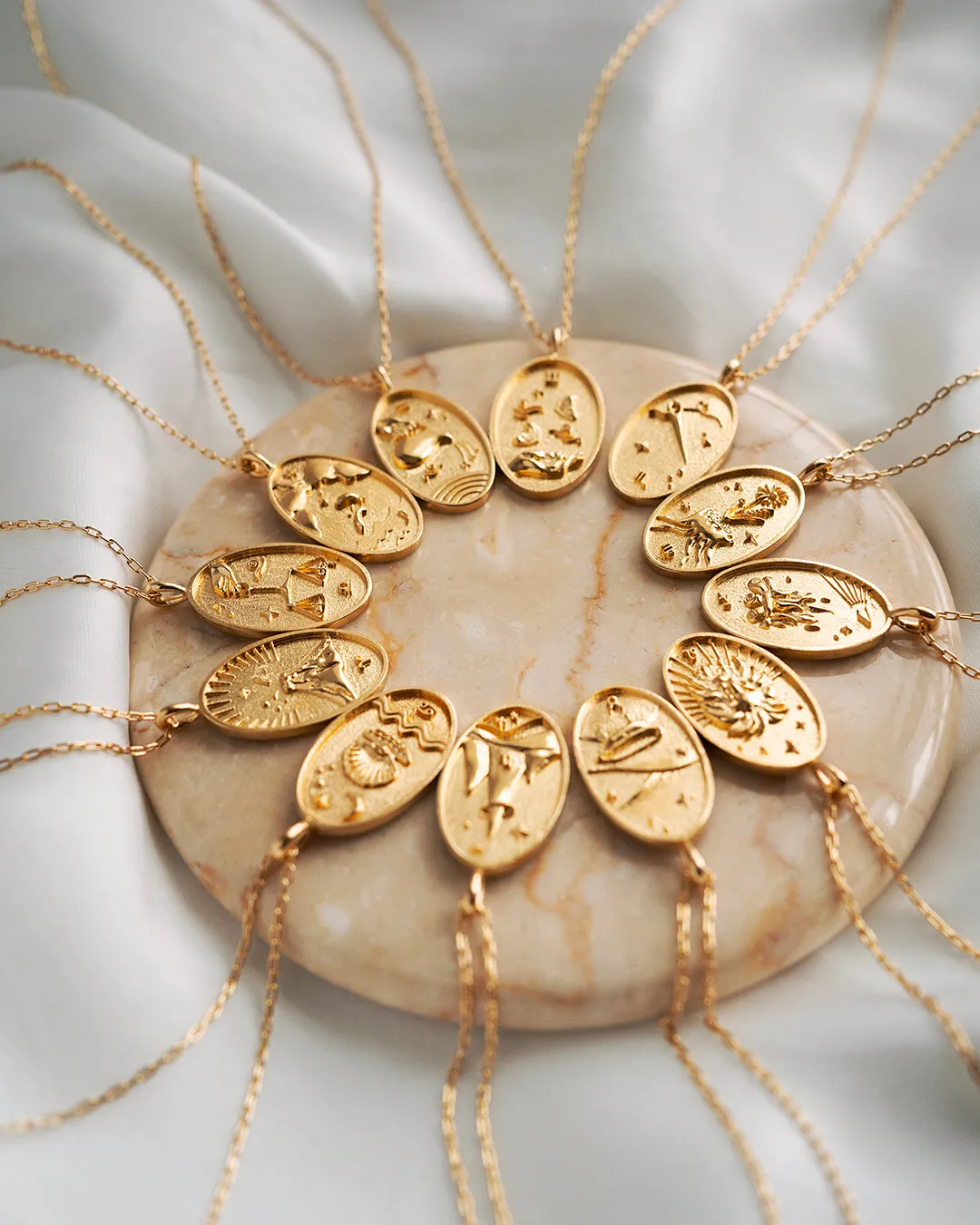 Sagittarius Gold Zodiac Necklace