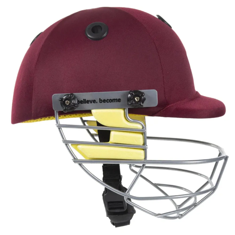 SG Blazetech Cricket Helmet (Maroon)