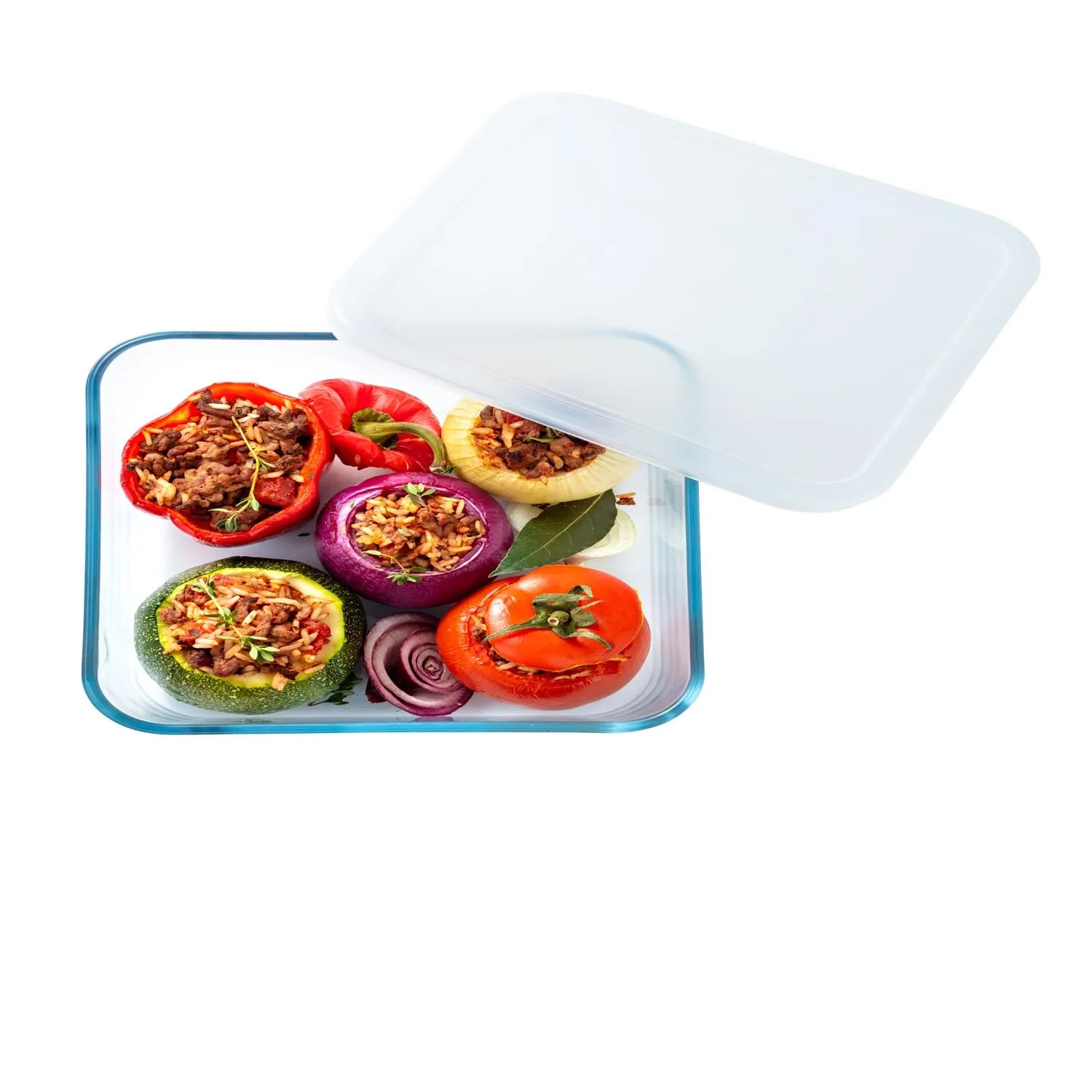 Square Dish with Lid 0.85 Litre