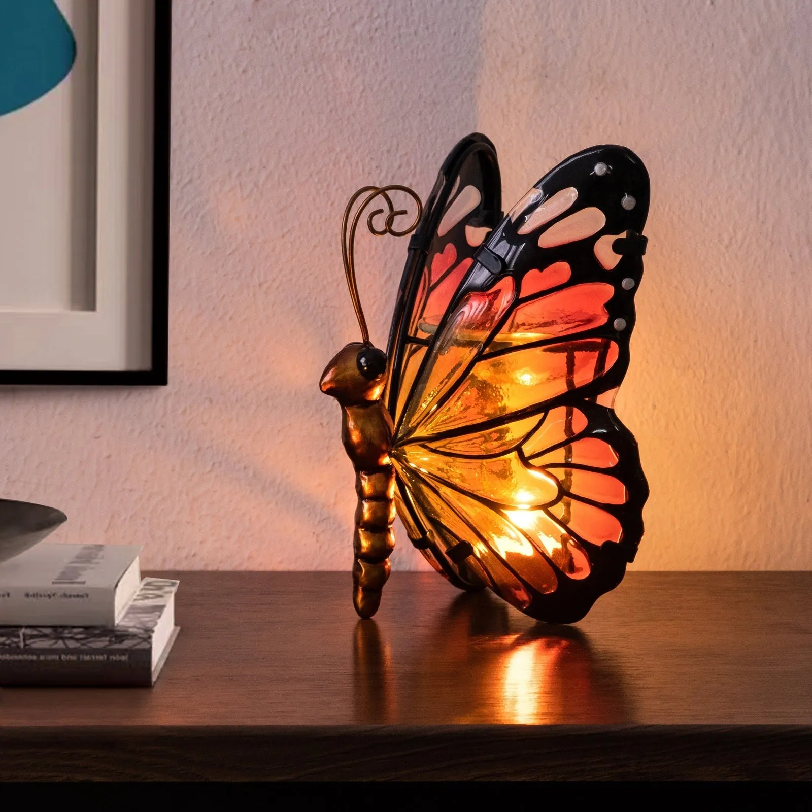 Sunset Tealight Butterfly