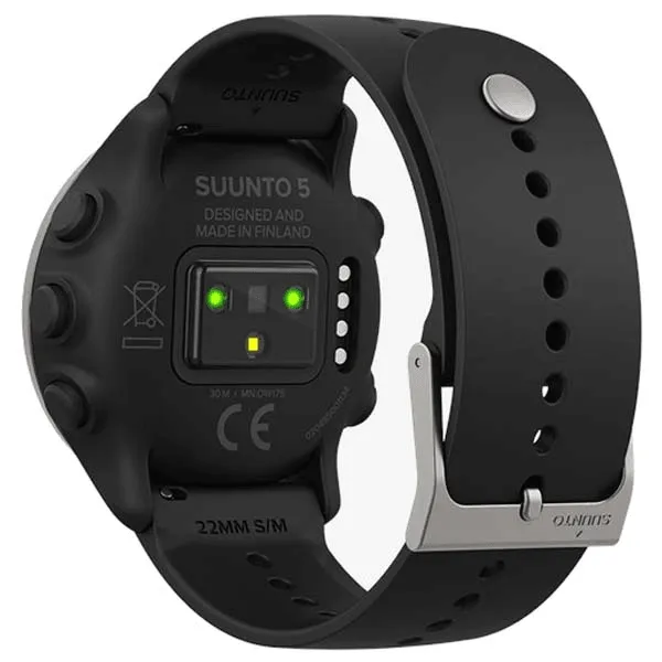 Suunto 5 Peak Smart Watch Heart Rate/1.1LED Display/GPS/Sleep Monitor Black